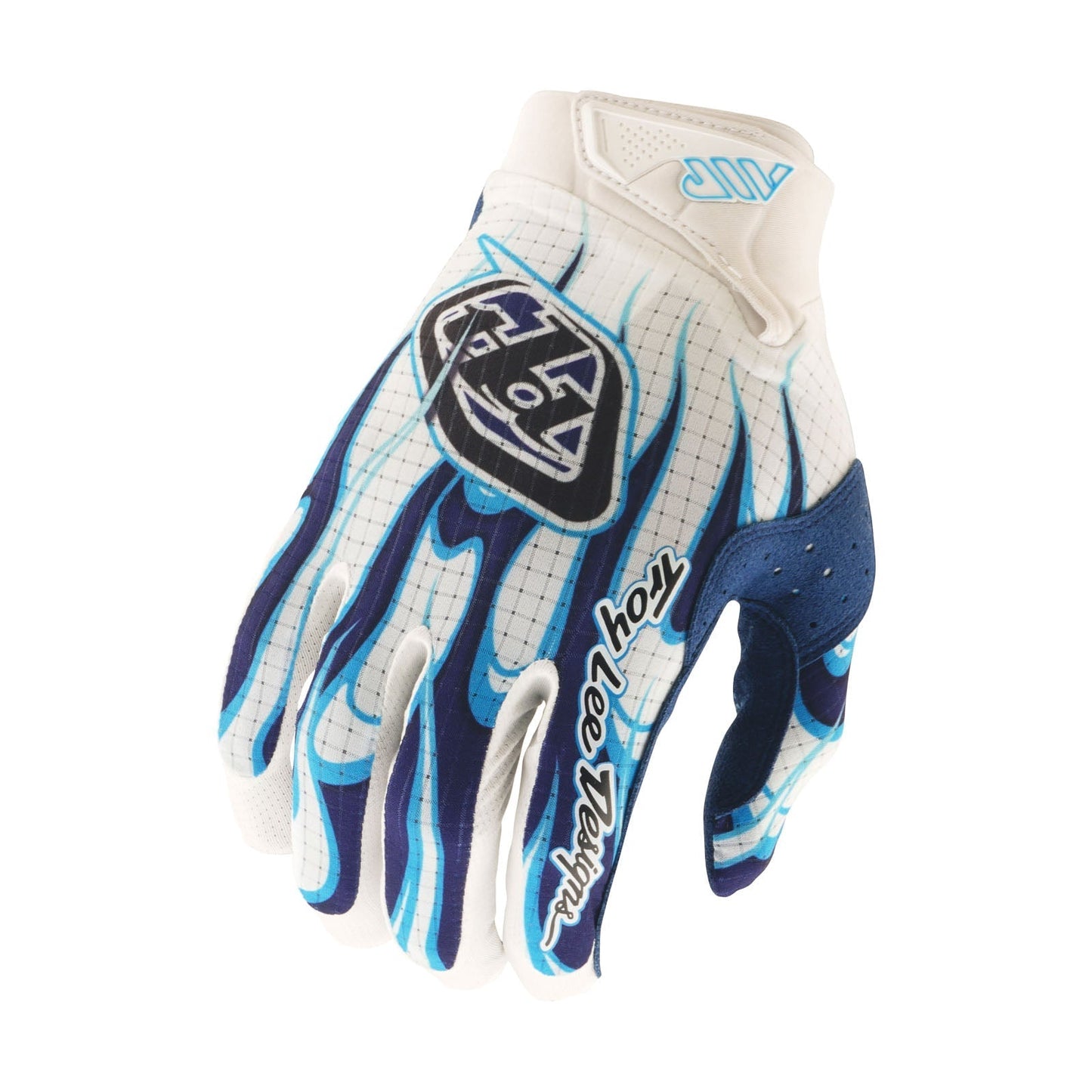 TROY LEE DESIGNS AIR TORCHED-handsker Hvid/Blå