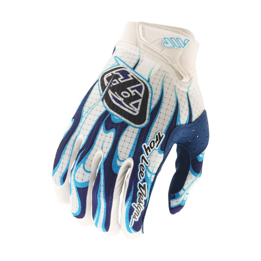 TROY LEE DESIGNS AIR TORCHED-handsker Hvid/Blå