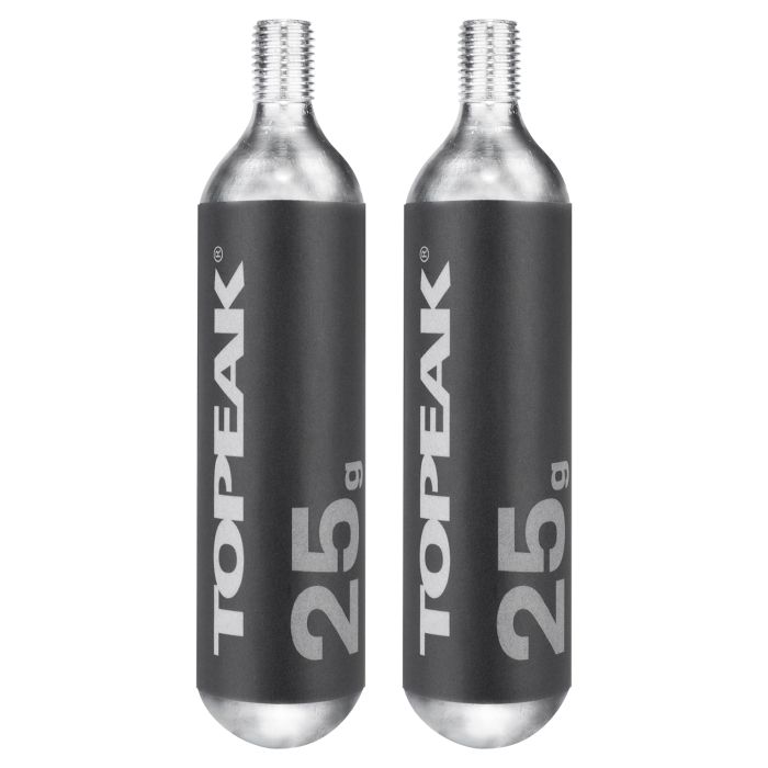 Cartouches CO2 TOPEAK Filetée 25g (2 pieces)