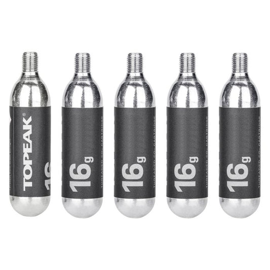 TOPEAK CO2 kartuše se závitem 16g (5 kusů)