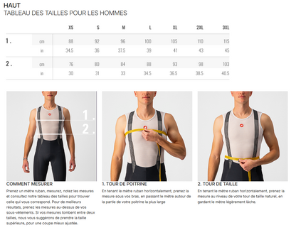 Maillot CASTELLI NEBULA THERMAL Manches Longues Gris