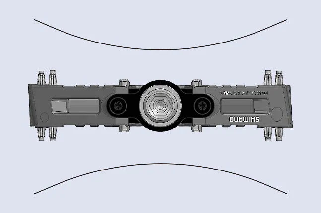Ploché pedály SHIMANO XT PD-M8240