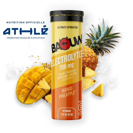 BAOUW Energidryck (Tube med 10 tabletter) Mango/Ananas