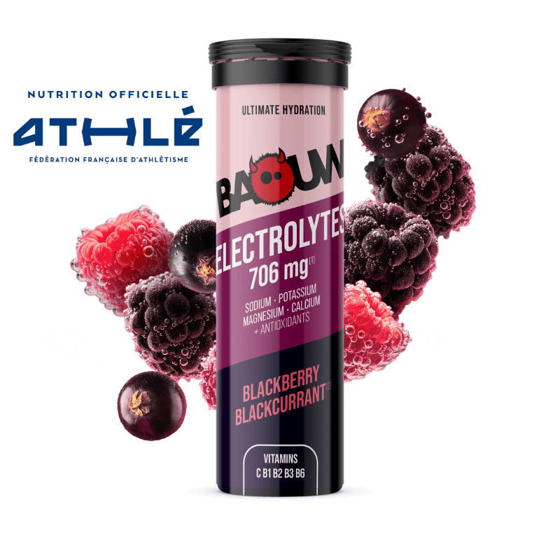 BAOUW Energy Drink (tuba 10 tabletek) Blackberry/Cassis