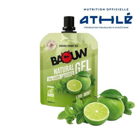 BAOUW Ekologisk energigel med lime och mynta (85 g)