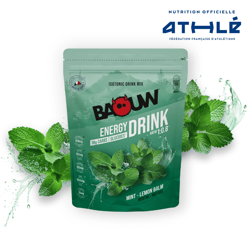 BAOUW ISOTONIC Energy Drink (585g) Máta/Melissa