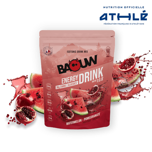 BAOUW ISOTONIC Energidryck (585g) Vattenmelon/Pomegranat