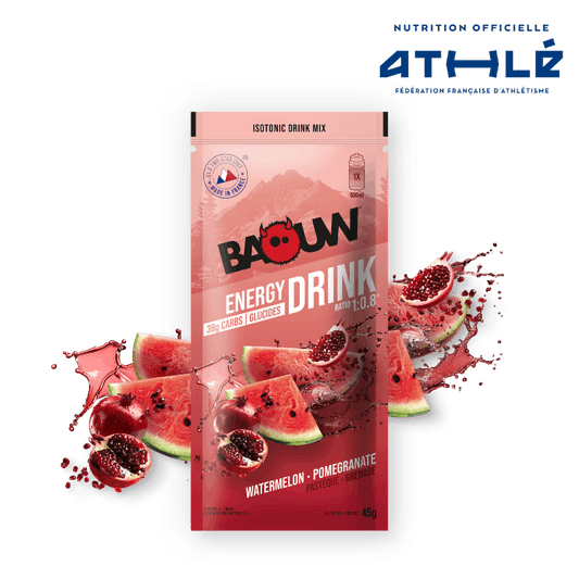 BAOUW ISOTONIC Energidryck (45g) Vattenmelon/Pomegranat