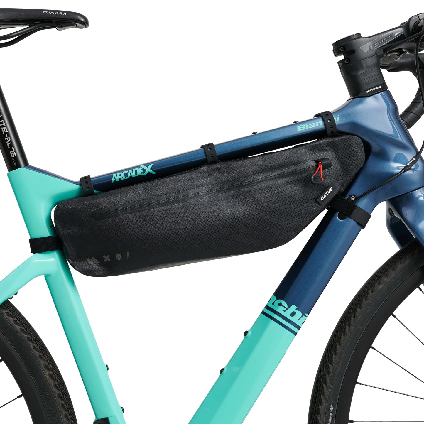 Torba na ramę USWE FRAME TUBE LARGE 3,4 l, czarna