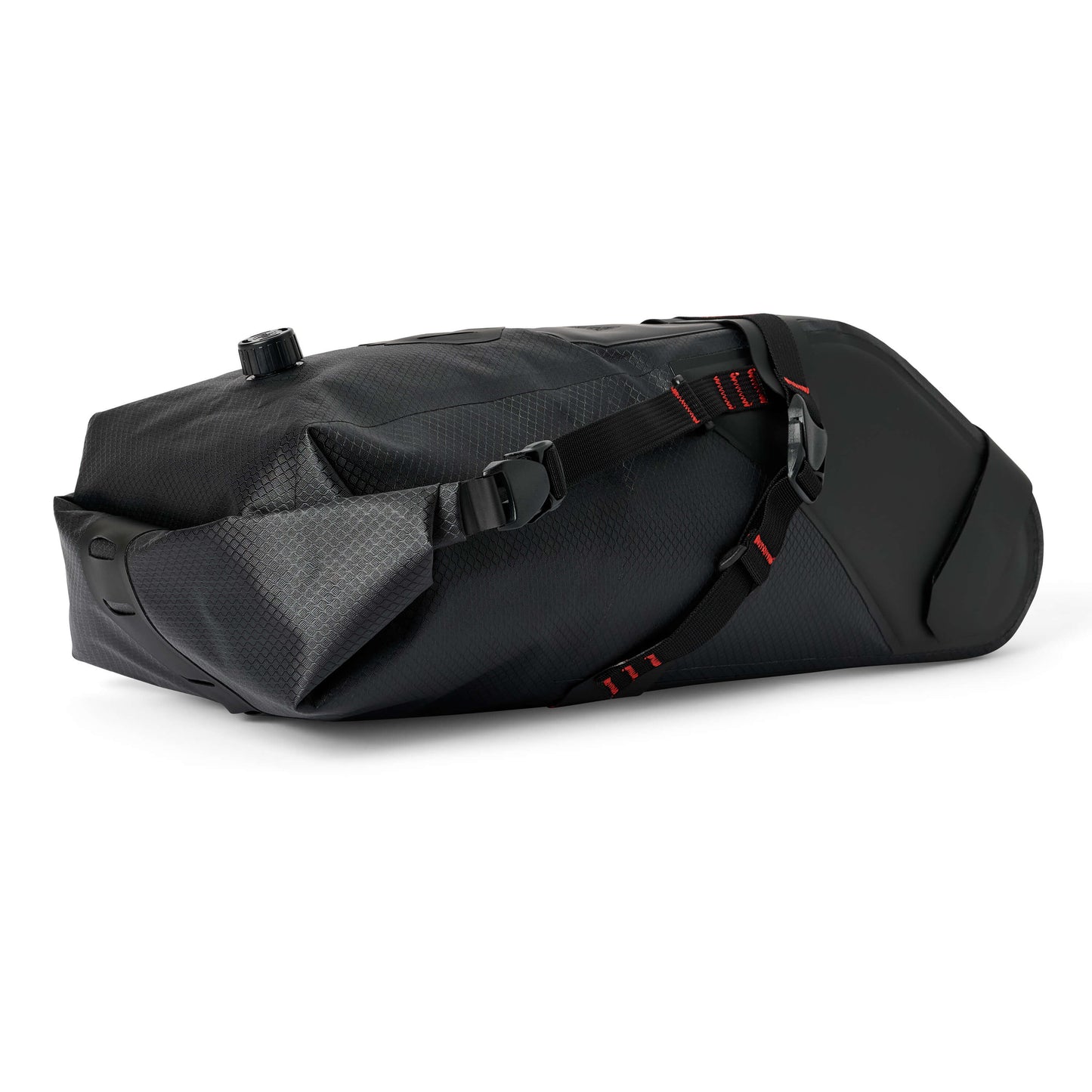 USWE ROLLTOP SADDLE BAG 9 L sort sadeltaske