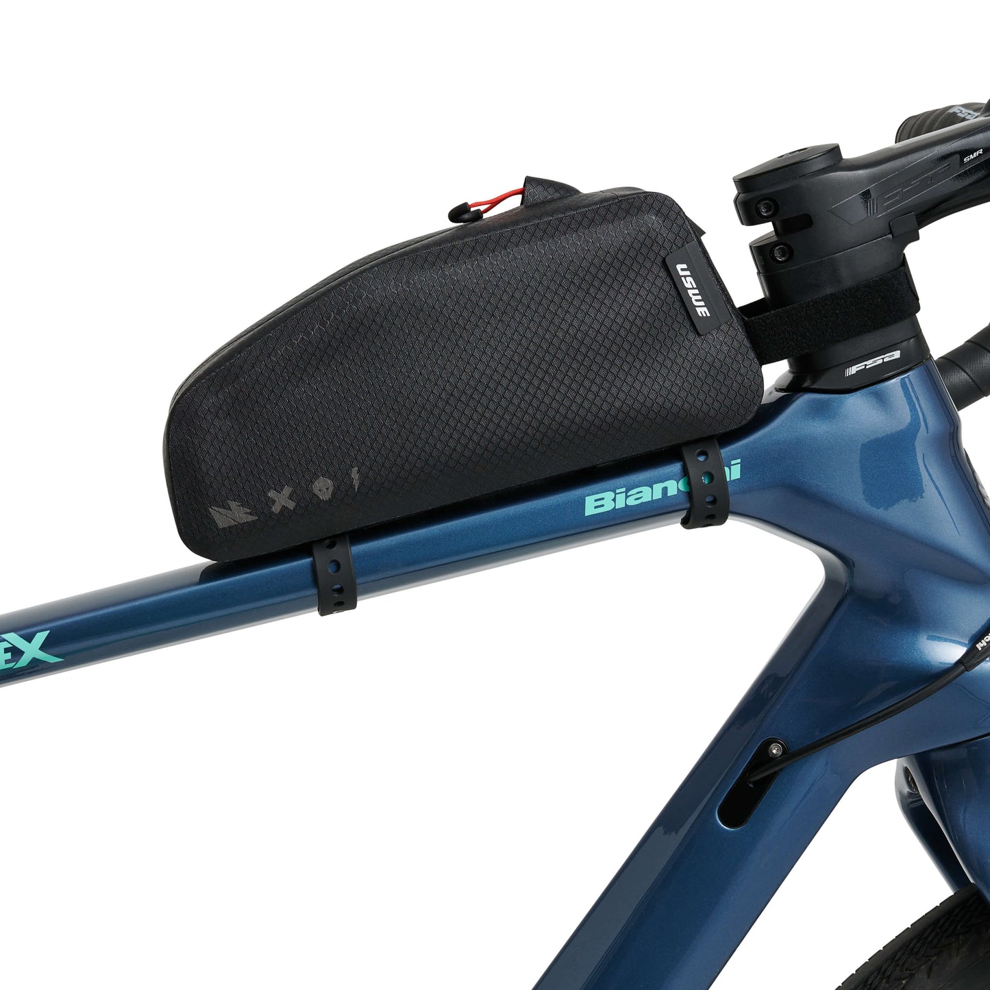 Torba na ramę USWE TOP TUBE ZIPPERED 1,2 l, czarna