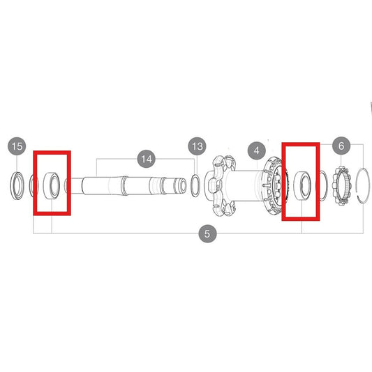 SÆT MAVIC ID360 LEJER 15X26X7 + 17X28X7