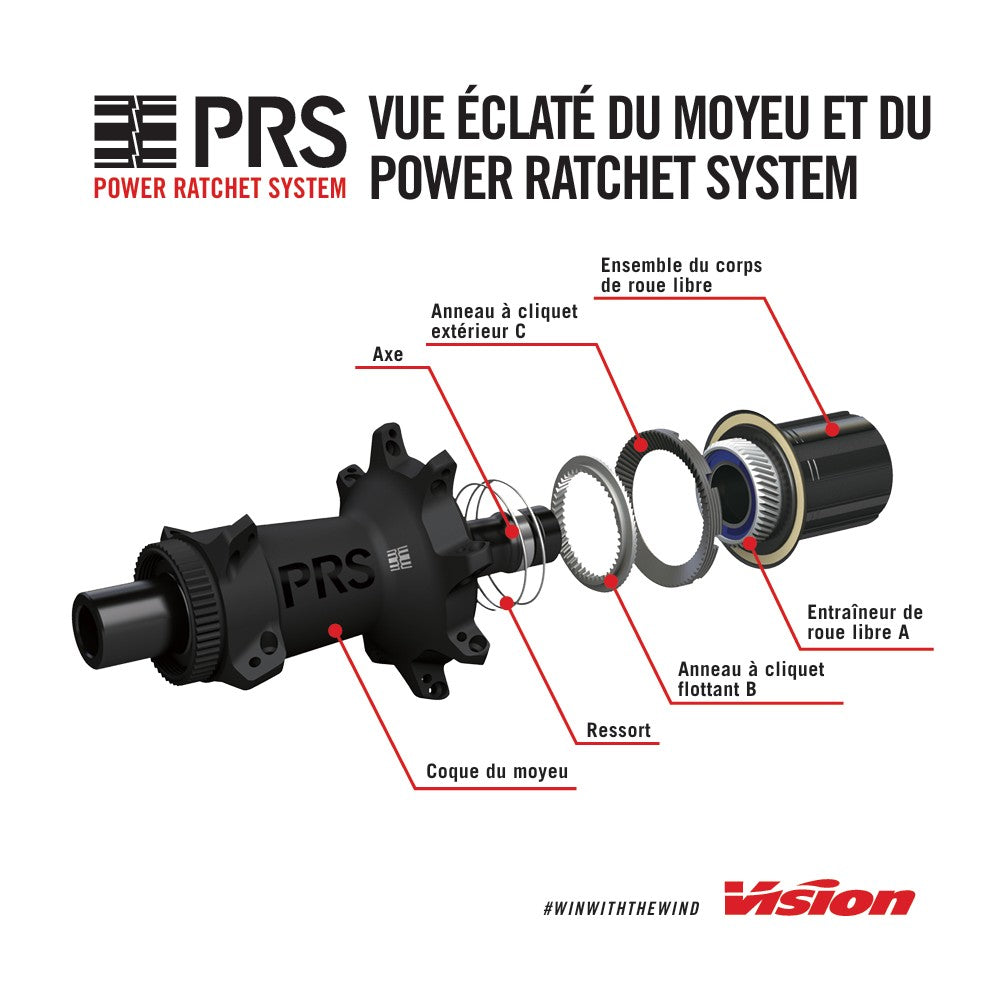 Paire de Roues VISION Metron 45 SL Tubeless Ready (Center Lock)