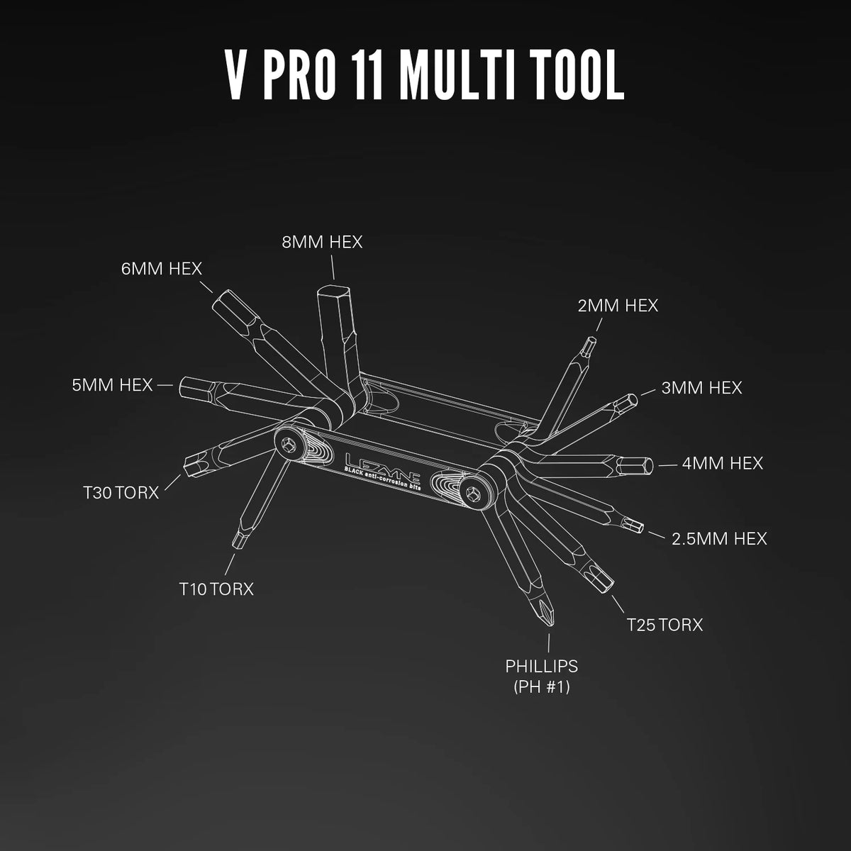 Multi-Outils LEZYNE V PRO 11