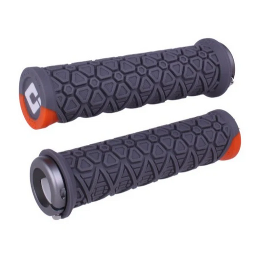 ODI VANQUISH Lock-On Gripy 135 mm Grey/Orange