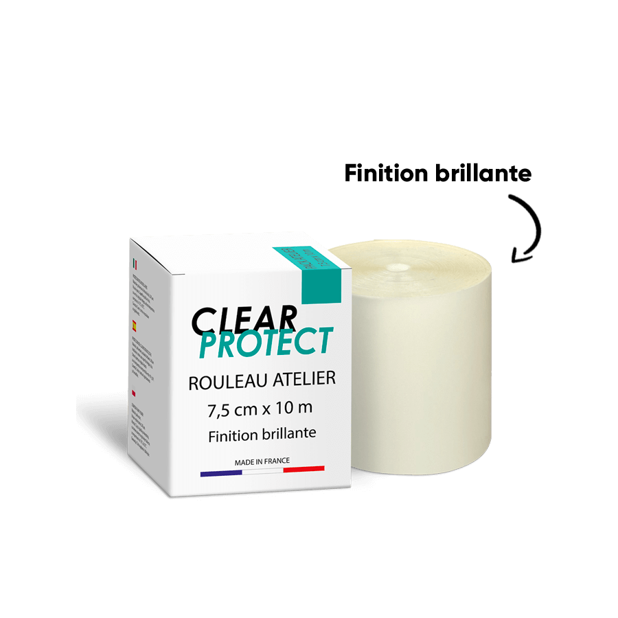Protection adhésive pour cadre CLEARPROTECT FASTOTAPE Brillant 10 m x 7.5 cm