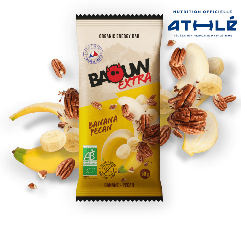 BAOUW ORGANIC EXTRA Baton energetyczny bananowo-pekanowy (50g)