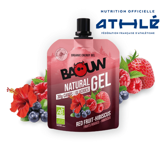 Gel Énergétique BAOUW BIO Fruits Rouges-Hibiscus (85g)