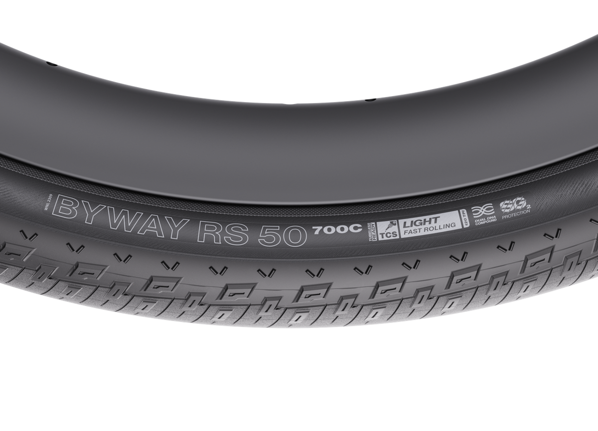 Pneu WTB BYWAY RS 50 Noir - marquage de flanc