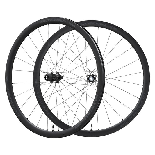 Paire de Roues Carbone SHIMANO ULTEGRA R8170-C36 à Pneus Tubeless Ready (Center Lock)