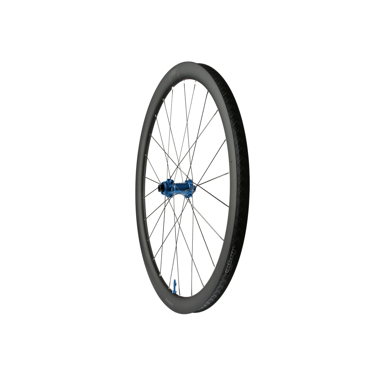 Roue avant HOPE RX40 700C carbone, moyeu Pro 5 Bleu