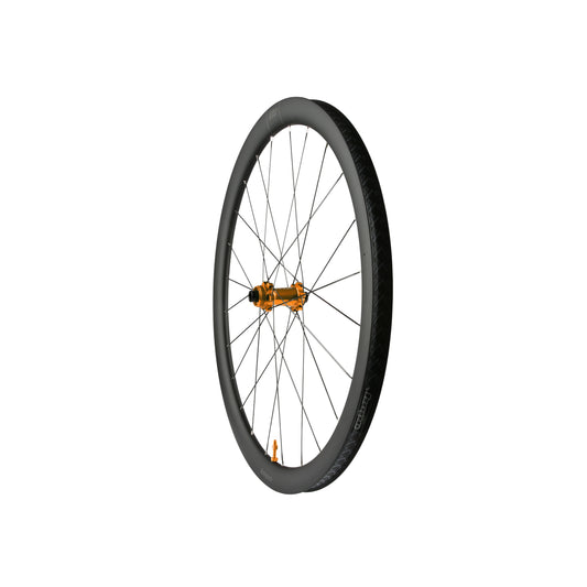 Roue avant HOPE RX40 700C carbone, moyeu Pro 5 Orange
