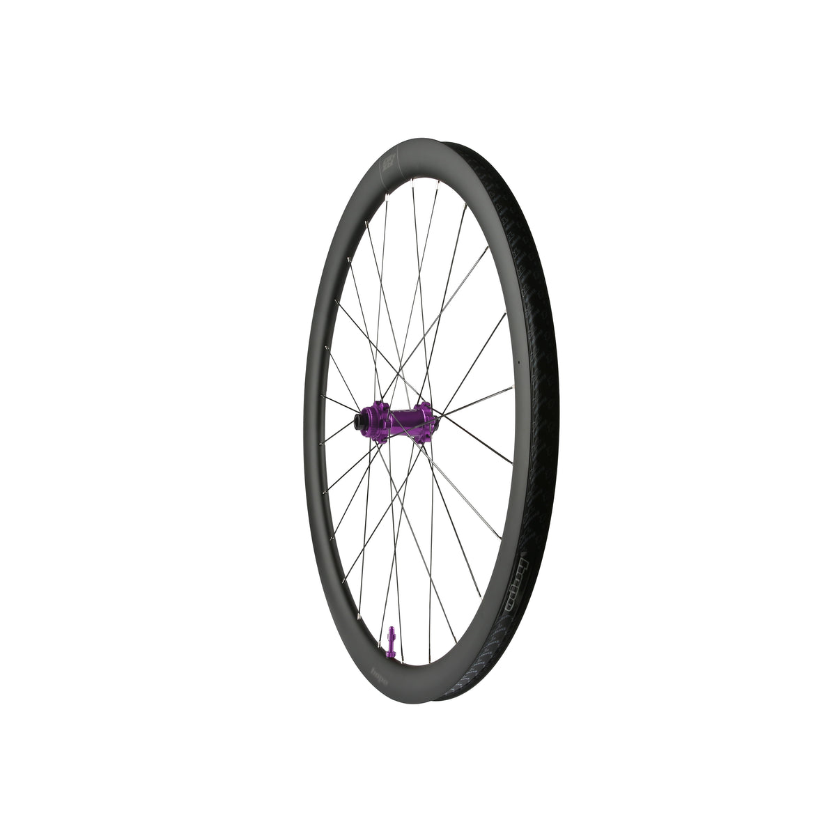 Roue avant HOPE RX40 700C carbone, moyeu Pro 5 Violet