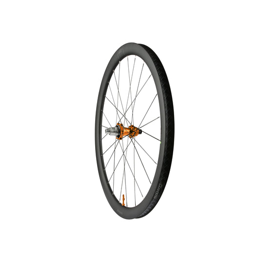 Roue arrière HOPE RX40 700C carbone, moyeu Pro 5 Orange