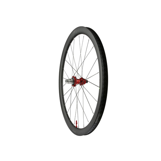 Roue arrière HOPE RX40 700C carbone, moyeu Pro 5 Rouge