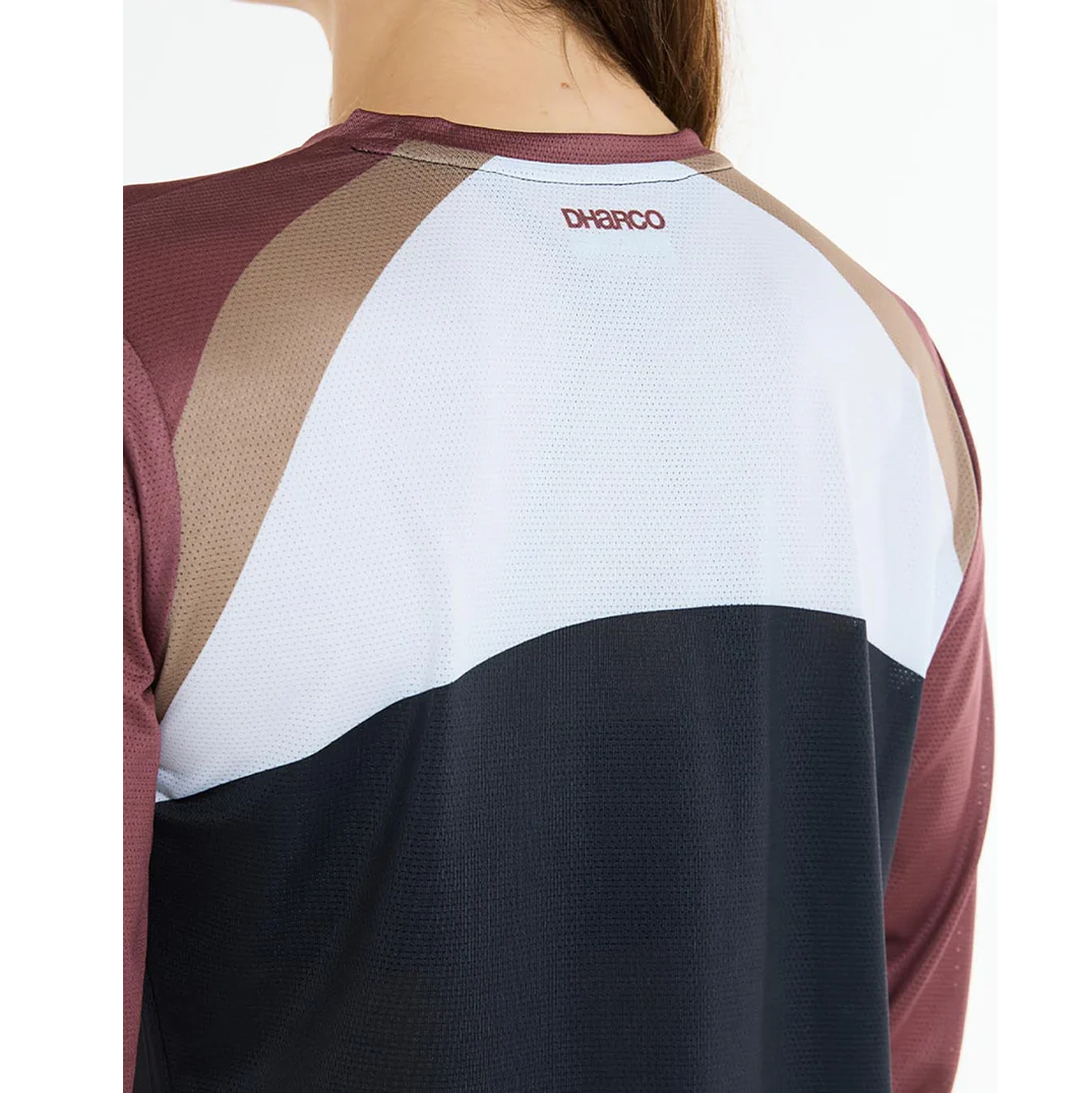 Damtröja DHARCO RACE LOTUS Långärmad Jersey Svart/Brons