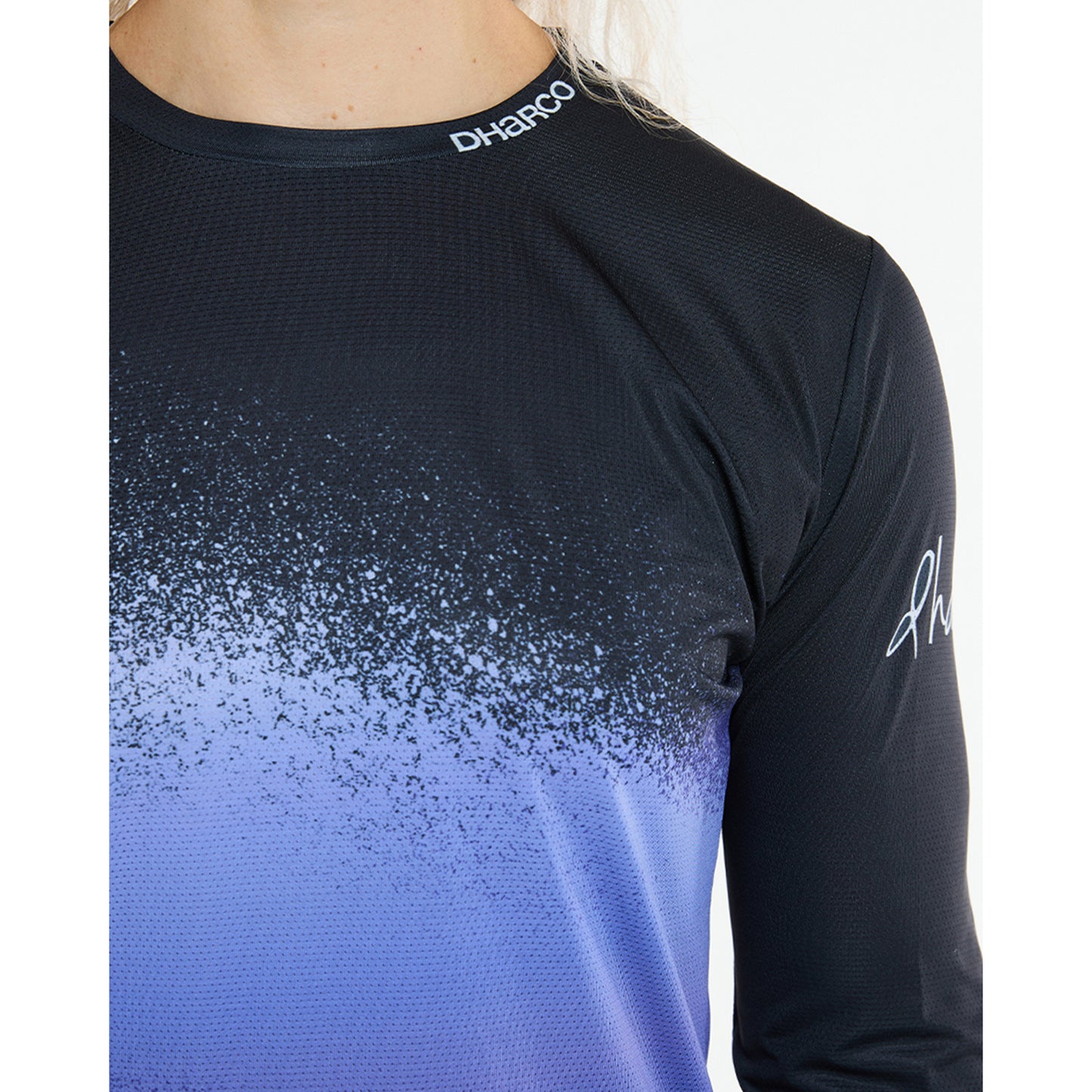 DHARCO RACE ULTRA VIOLET Långärmad Jersey Svart/Lila för damer
