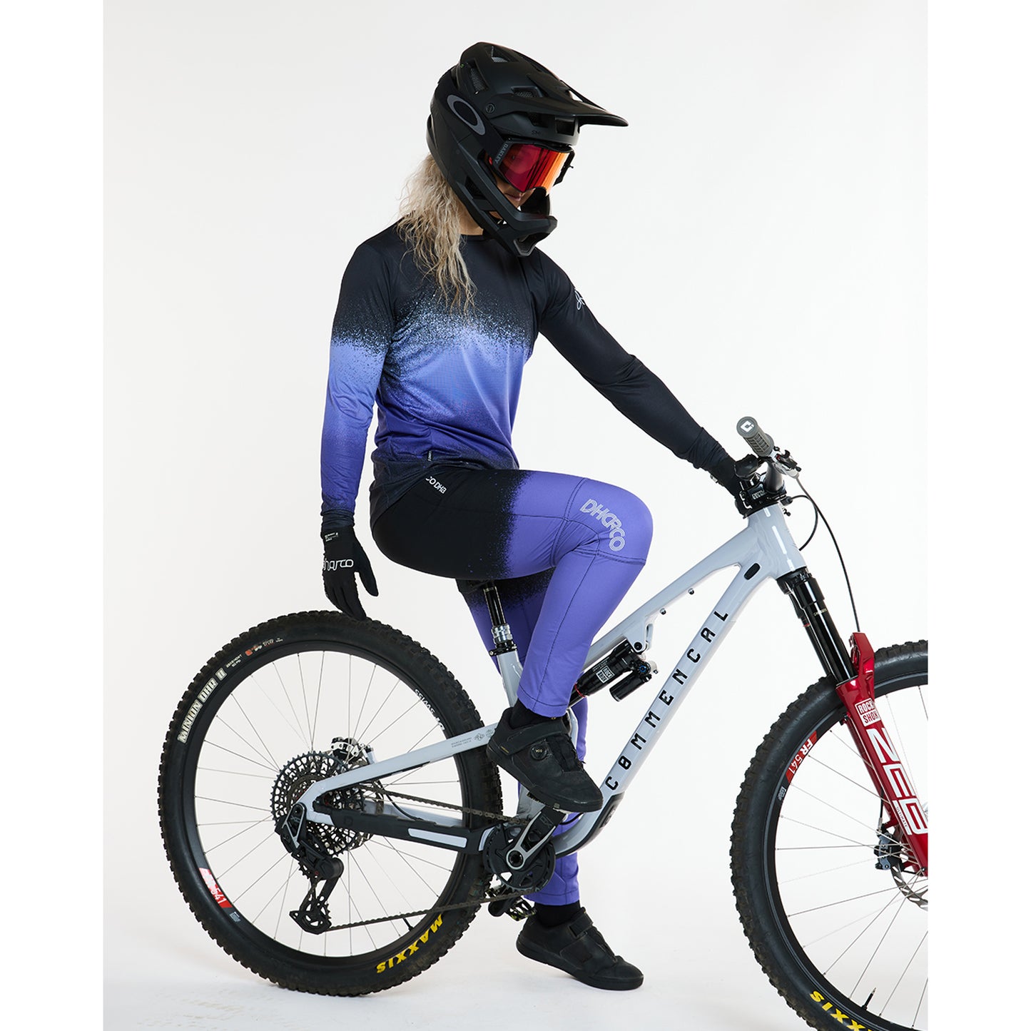 DHARCO RACE ULTRA VIOLET Långärmad Jersey Svart/Lila för damer