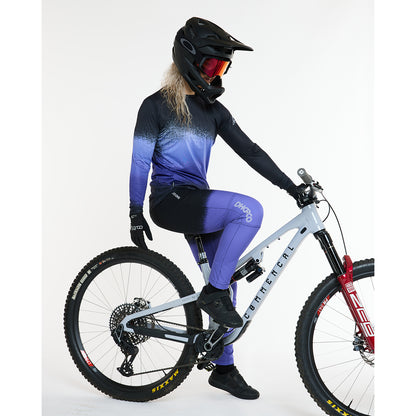 Maillot DHARCO RACE ULTRA VIOLET Manches Longues Femme Noir/Violet