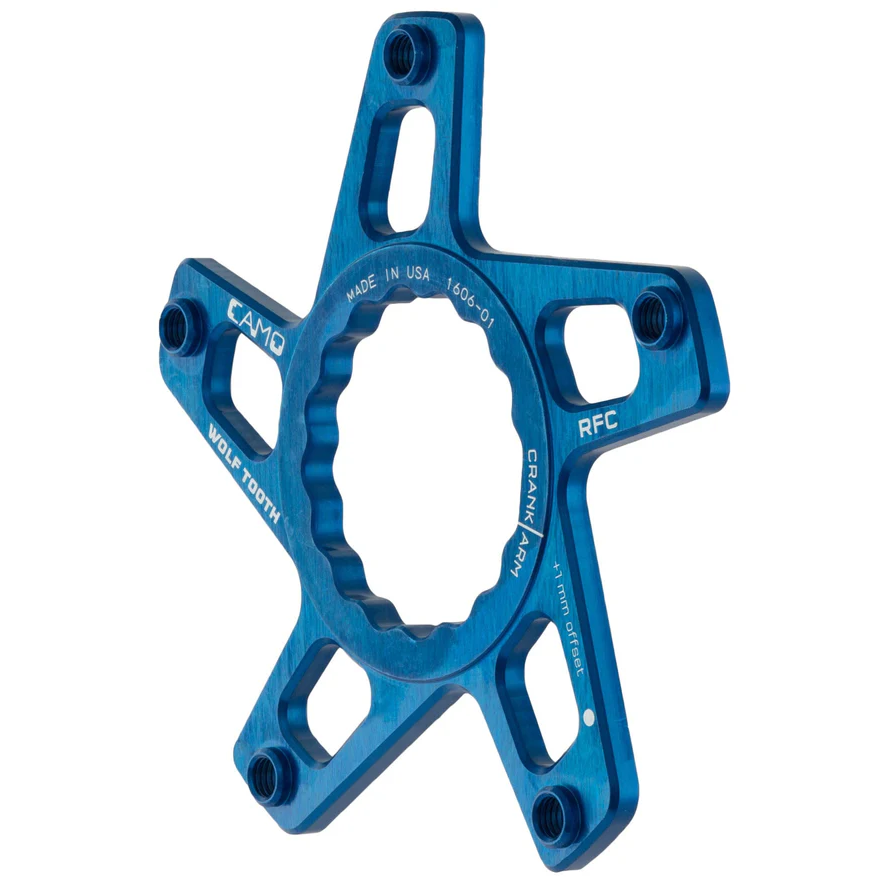 WOLF TOOTH CAMO Raceface Cinch Direct Mount Offset 2mm Blå vevparti stjärna