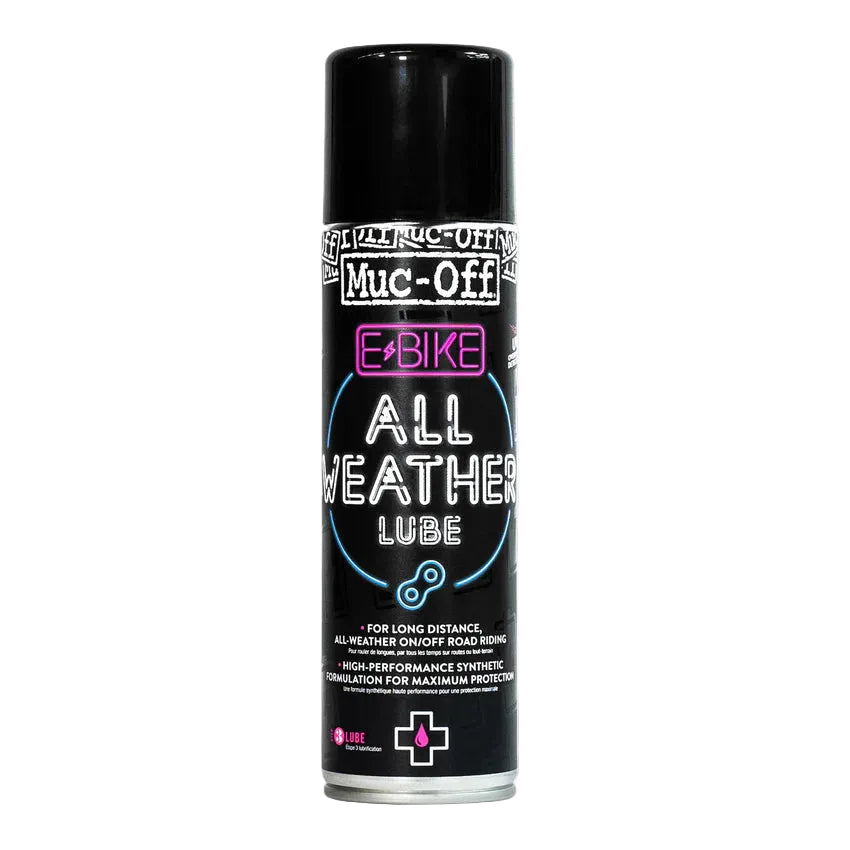 MUC-OFF ALL WEATHER LUBE EBIKE Smörjmedel för kedjor (250 ml)