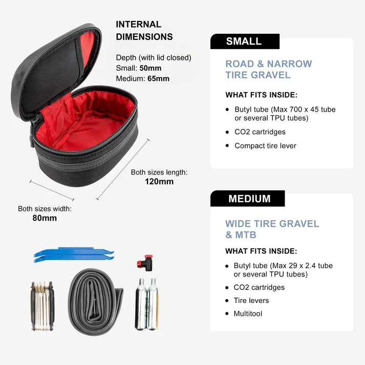 Sacoche de Selle REDSHIFT QUICKDRAW Medium Noir