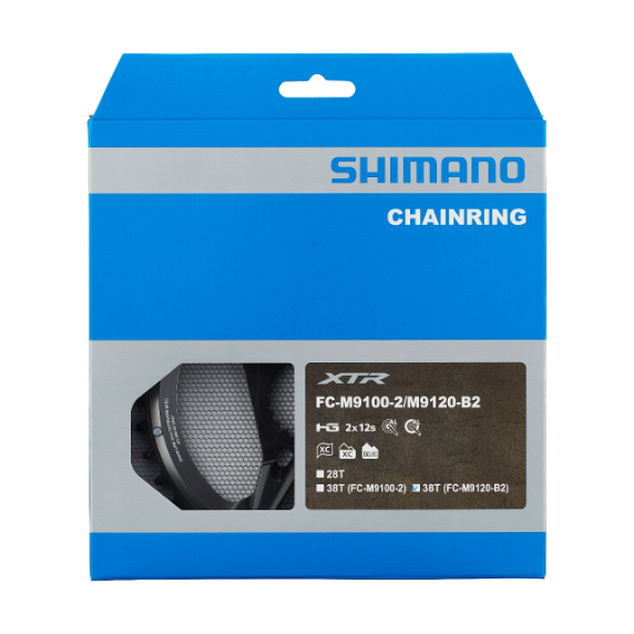 SHIMANO XTR 38T klinge til FC-M9120-B2