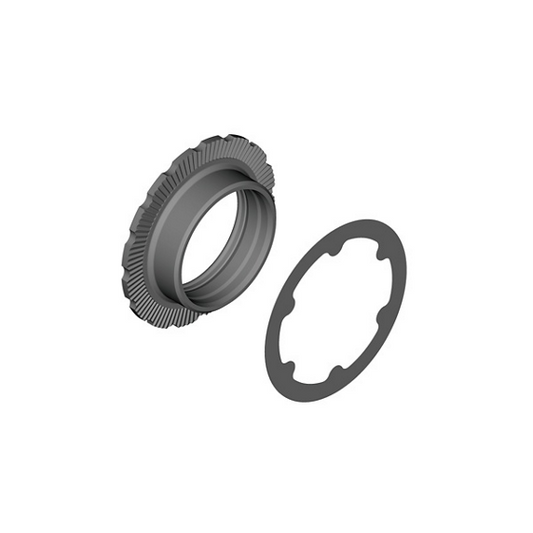12V SHIMANO XTR FC-M9100 grå kranksætmøtrik og -skive
