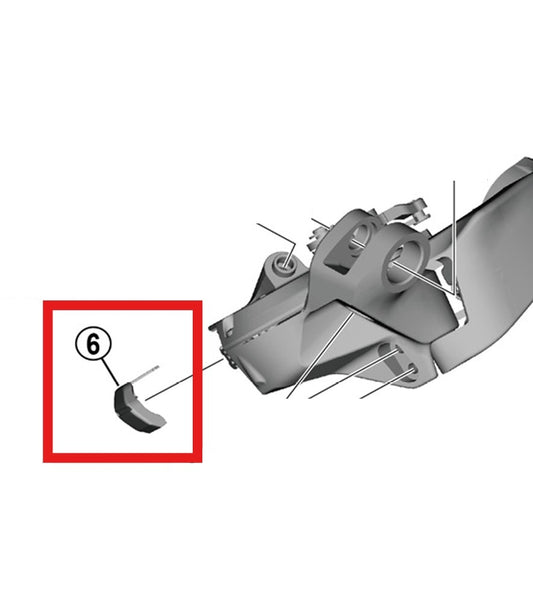 SHIMANO RD-R8150/7150/RX825 dæksel til opladningsport