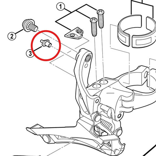 Prowadnica linki przerzutki przedniej SHIMANO FD-6800/5800/4700/U5000