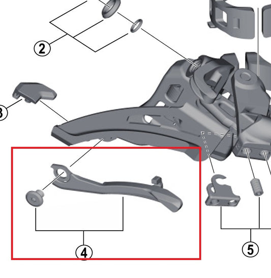 Płytka przerzutki widelca SHIMANO FD-M9025/8025/8020