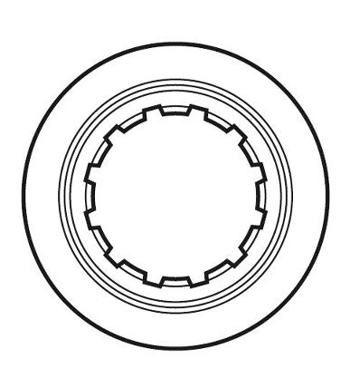 Ecrou de serrage Center Lock SHIMANO Interne SM-RT81