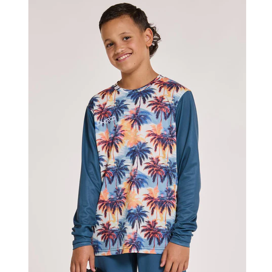 DHARCO GRAVITY VENICE BEACH Jersey Langærmet Junior Blå