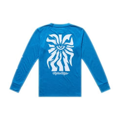 TROY LEE DESIGNS SKYLINE RIDE ONE EYE AERO Junior Långärmad Jersey Blå