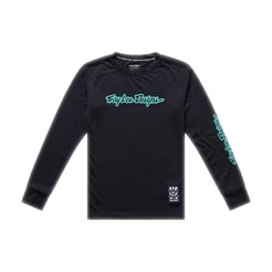 TROY LEE DESIGNS SKYLINE RIDE SIGNATURE Junior Långärmad Jersey Svart/Grön