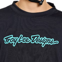 TROY LEE DESIGNS SKYLINE RIDE SIGNATURE Junior Långärmad Jersey Svart/Grön