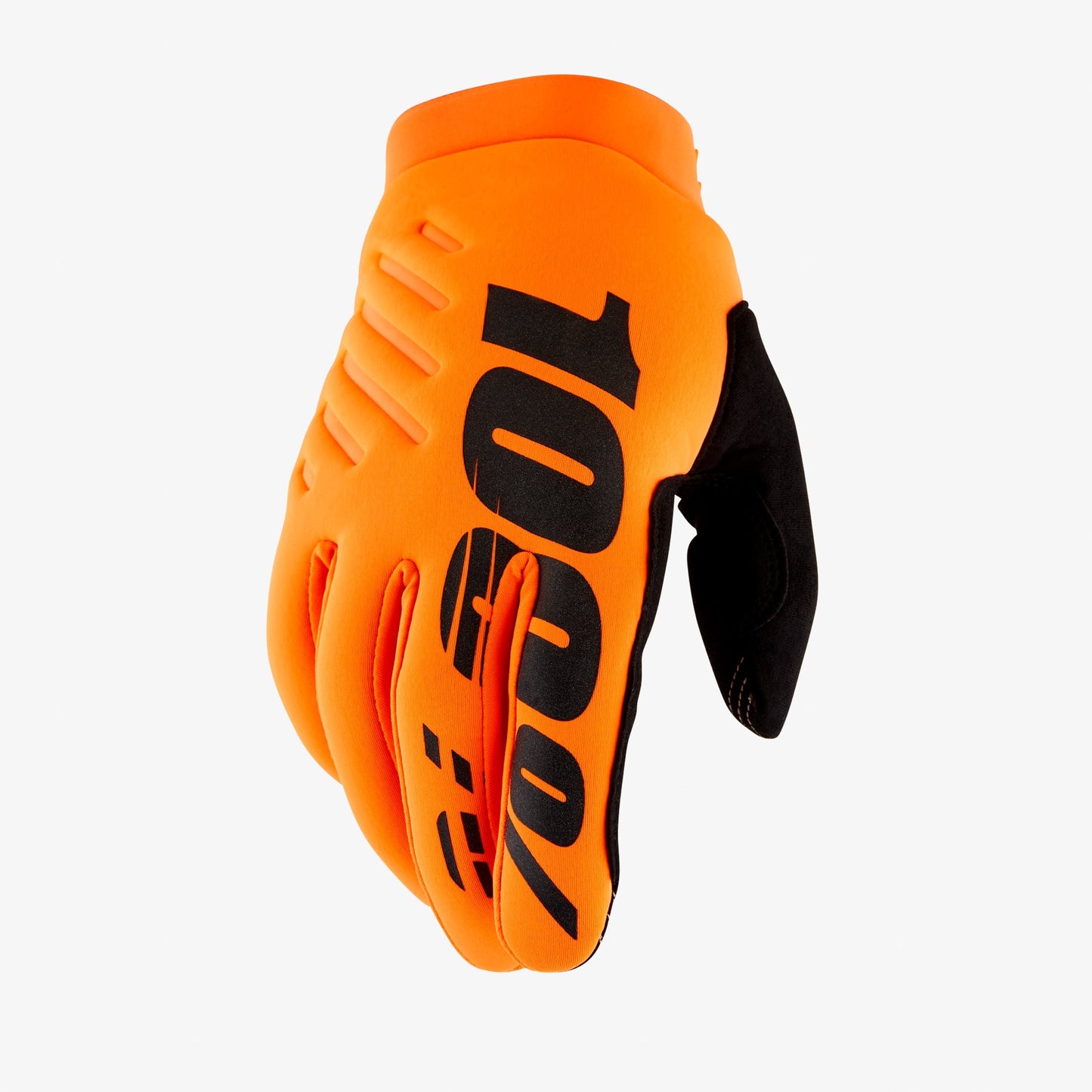 Gants 100% BRISKER Orange/Noir