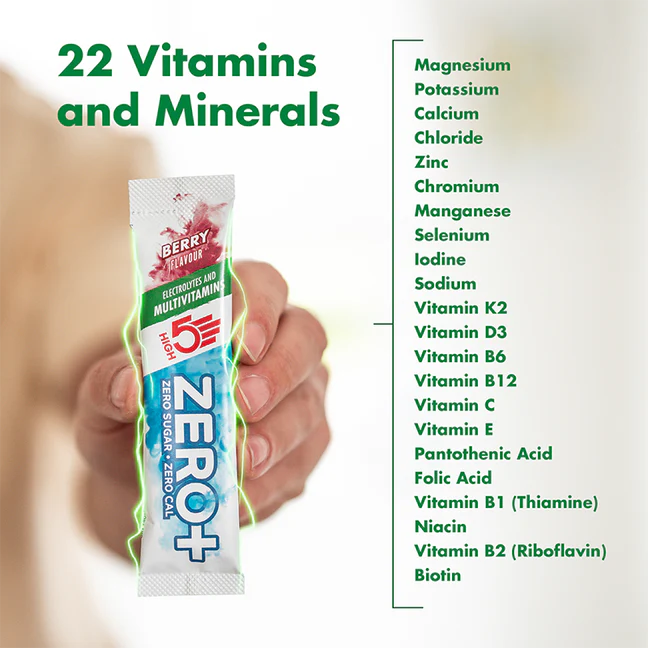 HIGH 5 ZERO+ Multiwitamina HYDRATING STICK (7g) Czerwone Owoce