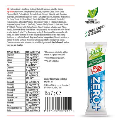 Stick d'hydratation HIGH 5 ZERO+ MULTIVATAMIN (7g ) Citron