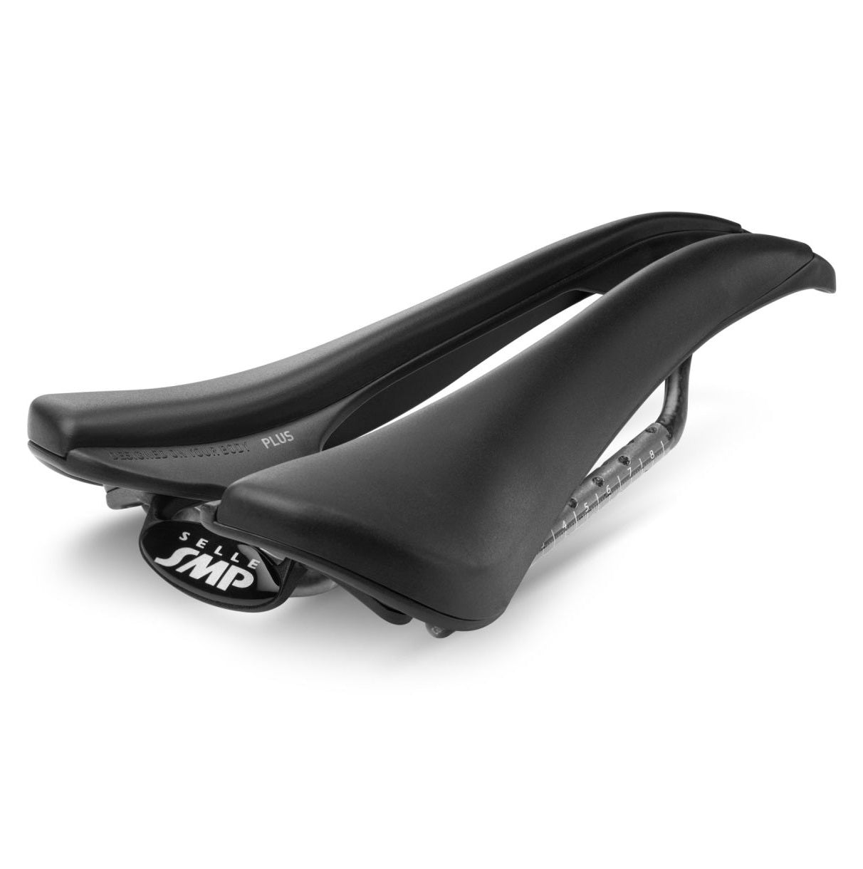 Selle SMP EVO PLUS Largeur 140mm Rails Carbone Noir